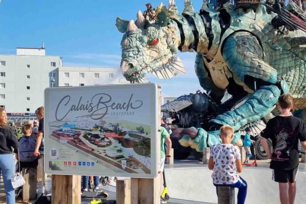 La Plage Superbe Studio Refait A Neuf Кале Екстериор снимка